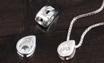 SPD.0021 // 925 Silver Water Drop Cubic Pendant, 1pc / PO359