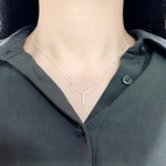 SPD.0007 // 925 Silver Cubic Stick Pendant, 1pc / PO365