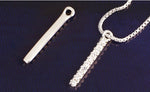 SPD.0007 // 925 Silver Cubic Stick Pendant, 1pc / PO365