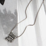 SPD.0004 // 925 Silver Antique Butterfly Pendant, 1pc / PO378