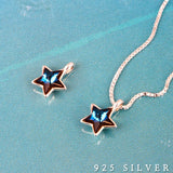 SPD.0064// 925 Silver Star Cubic Pendant, 1pc / PO39