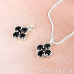 SPD.0065// 925 Silver Clover Cubic Pendant, 1pc / PO40