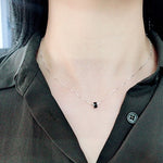 SPD.0073// 925 Silver Bold Circle Cubic Pendant, 1pc / PO41