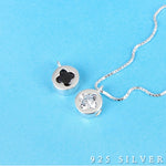 SPD.0076// 925 Silver Circle Cubic Pendant, 1pc / PO44