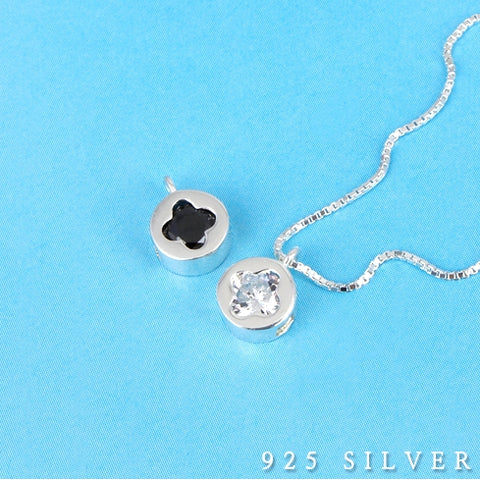 SPD.0076// 925 Silver Circle Cubic Pendant, 1pc / PO44