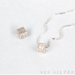 SPD.0079// 925 Silver Cubic in Cubic Pendant, 1pc / PO48