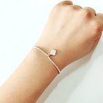 SPD.0080// 925 Silver Four-Leaf Clover Pendant, 1pc / PO49