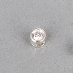 SPD.0084// 925 Silver Circle Cubic Pendant, 1pc / PO53