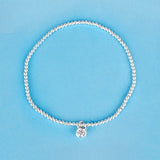 SPD.0084// 925 Silver Circle Cubic Pendant, 1pc / PO53