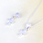 SPD.0088// 925 Silver Round Closs Pendant, 1pc / PO57