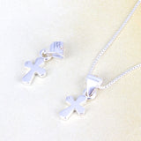 SPD.0088// 925 Silver Round Closs Pendant, 1pc / PO57