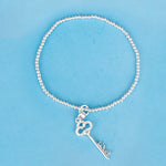 SPD.0089// 925 Silver Cubic Key Pendant, 1pc / PO64
