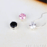 SPD.0095// 925 Silver 4 Angle 5.6mm Cubic Pendant, 1pc / PO65