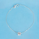 SPD.0095// 925 Silver 4 Angle 5.6mm Cubic Pendant, 1pc / PO65
