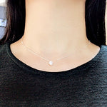 SPD.0095// 925 Silver 4 Angle 5.6mm Cubic Pendant, 1pc / PO65