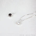 SPD.0097// 925 Silver 6 Angle 5mm Cubic Pendant, 1pc / PO72