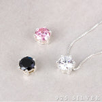SPD.0098// 925 Silver 6 Angle 6.7mm Cubic Pendant, 1pc / PO73