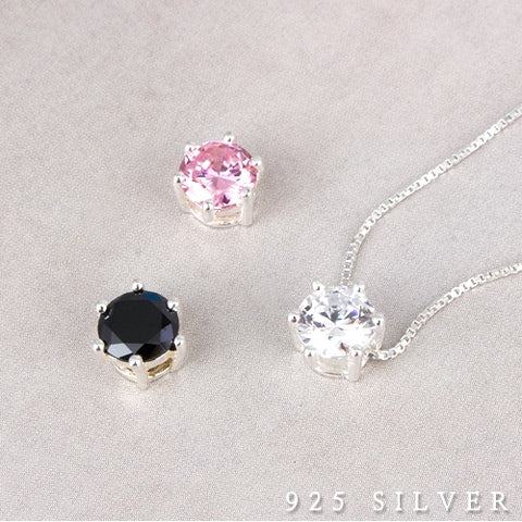 SPD.0098// 925 Silver 6 Angle 6.7mm Cubic Pendant, 1pc / PO73