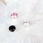 SPD.0096// 925 Silver 4 Angle 8mm Cubic Pendant, 1pc / PO75