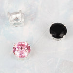 SPD.0096// 925 Silver 4 Angle 8mm Cubic Pendant, 1pc / PO75