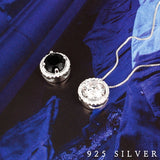 SPD.0099// 925 Silver Circle Bold 11mm Cubic Pendant, 1pc / PO76