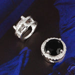 SPD.0099// 925 Silver Circle Bold 11mm Cubic Pendant, 1pc / PO76