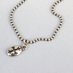 SPD.0100// 925 Silver Antique Oval Cross Pendant, 1pc / PO78