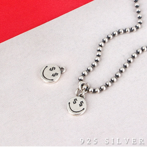SPD.0103// 925 Silver " $ "Smile Pendant, 1pc / PO83