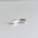 [ 925 Sterling silver ] 925 Silver Waterdrop Wide Ring One-Touch Earrings