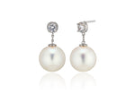 [ 925 Sterling silver ] 12mm Pearl Drop Earring