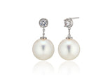 [ 925 Sterling silver ] 12mm Pearl Drop Earring