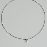 [ 925 Sterling silver ] Heart Rollotaph Jewel Necklace