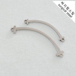 SG.063 // Surgical Steel Arch Bar Pendant , 2 Pc [5-6534-03]