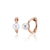 [ 925 Sterling silver ] Mini Pearl One-Touch Earring