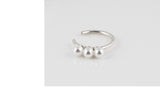 [ 925 Sterling silver ] Three Pearls Ear Cuff