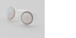 [ 925 Sterling silver ] Mini Opal Stone Roren Earring