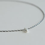 [ 925 Sterling silver ] Heart Rollotaph Jewel Necklace