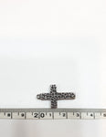 SG.094 // Surgical Steel Dot Cross Pendant , 2 Pc