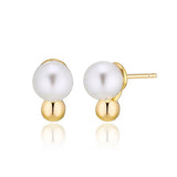 [ 925 Sterling silver ] Pearl Ball Earring