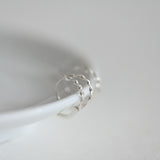 [ 925 Sterling silver ] 925 Silver Twisted Stick Ring One-Touch Earrings