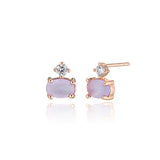 [ 925 Sterling silver ] Mano Rectangular Shape Earring