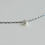 [ 925 Sterling silver ] Heart Rollotaph Jewel Necklace