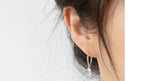 [ 925 Sterling silver ] Drop One-Touch Earring