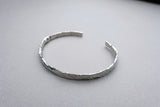 [ 925 Sterling silver ] Open Free Silver Bangle Bracelet