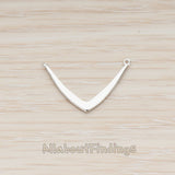 PD.1142 // V Shaped Ver.2 Pendant, 2 Pc