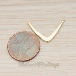 PD.1142 // V Shaped Ver.2 Pendant, 2 Pc