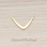 PD.1142 // V Shaped Ver.2 Pendant, 2 Pc