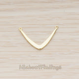 PD.1142 // V Shaped Ver.2 Pendant, 2 Pc