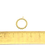 PD.1915 // Round Bubble Ring  Pendant, 2 Pc