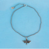 SPD.0117/ 925 Silver Antique Dragonfly Pendant, 1pc / PO100